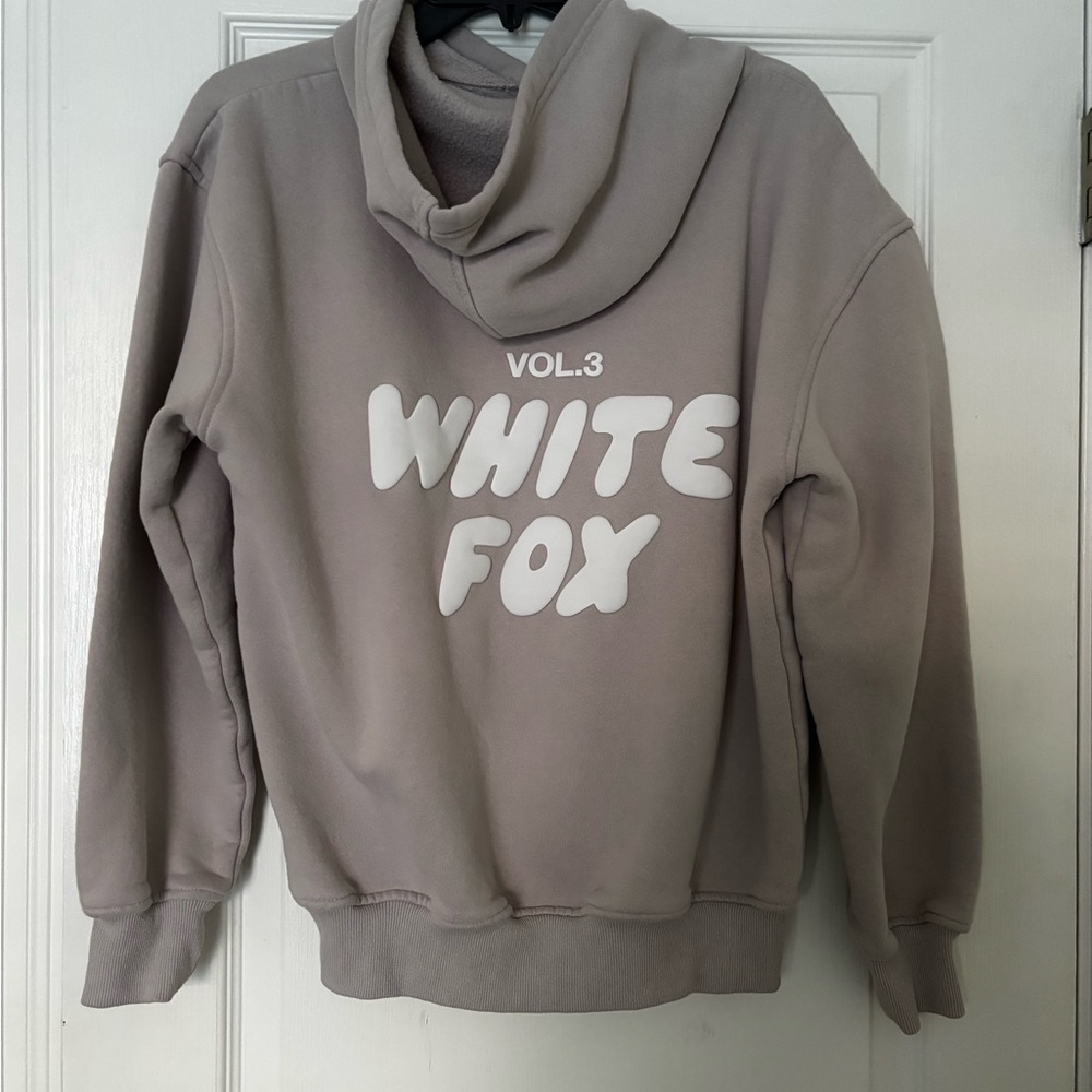 White Fox Boutique Gray Hoodie